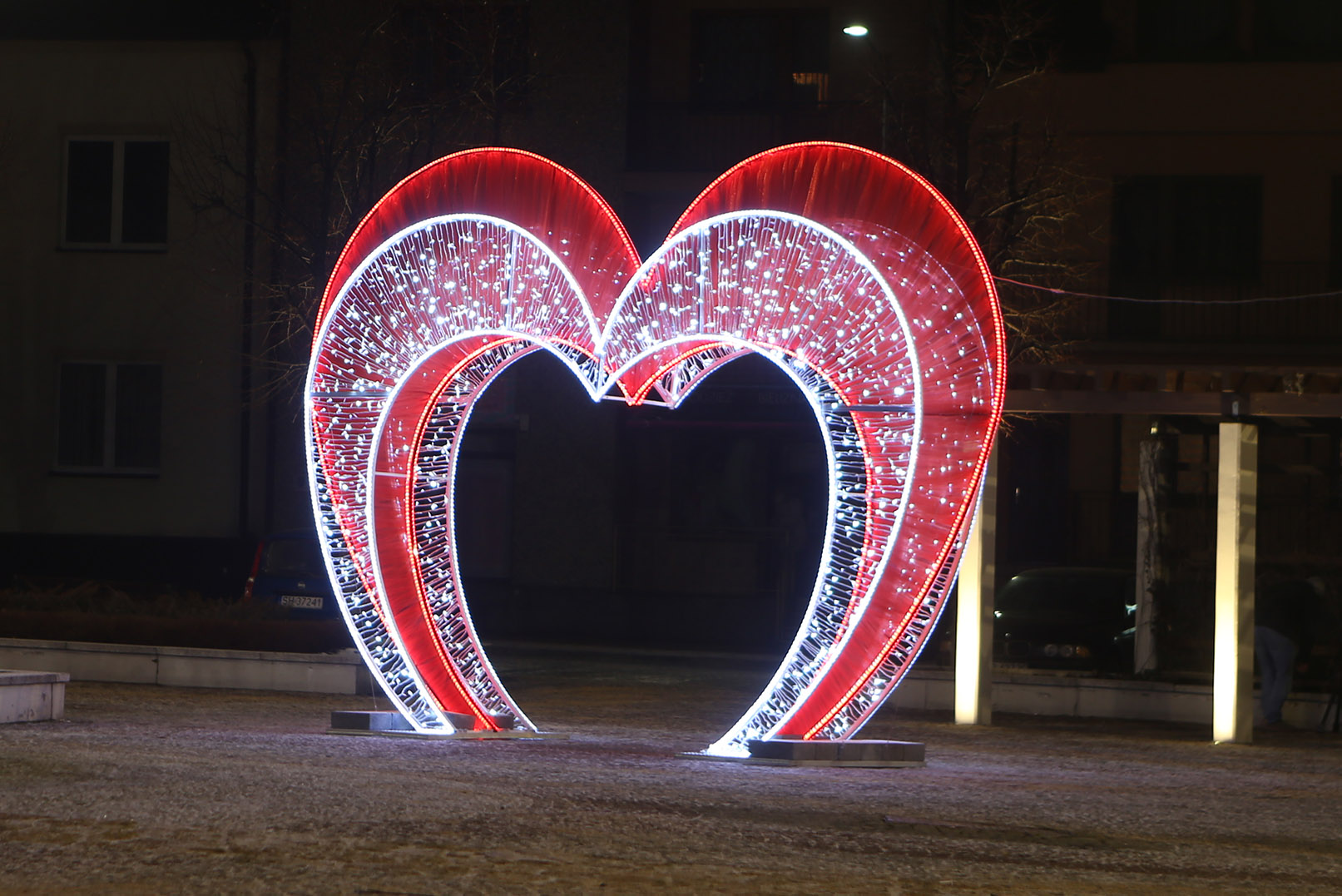 3D-Herzfigur zum Valentinstag für UGiM Koziegłowy
