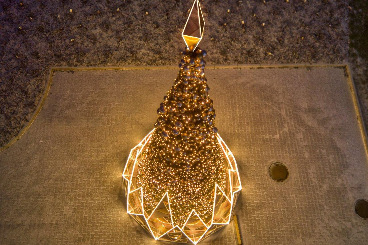 Weihnachtsdekoration für Galeria Wiślanka